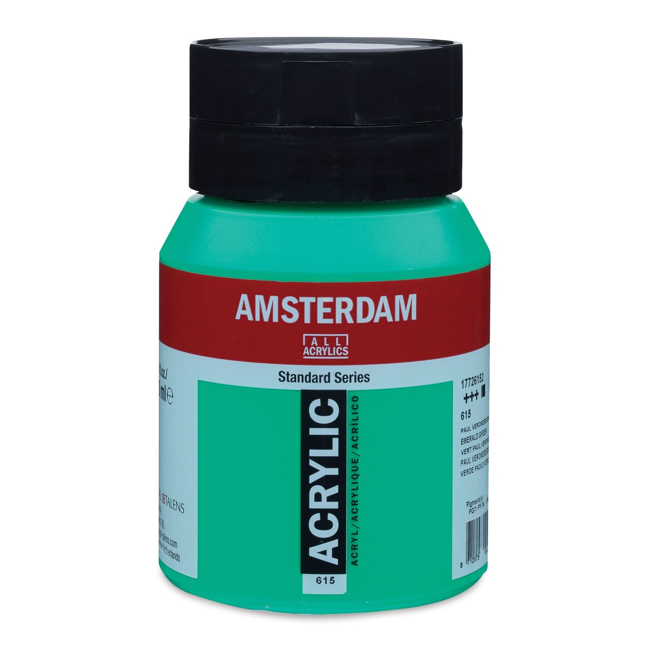 Amsterdam Standard Series Acrylic - Emerald Green, 500 ml bottle
